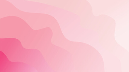 Abstract pink waves pattern background, wavy stripes pattern with gradient texture. Vector illustration