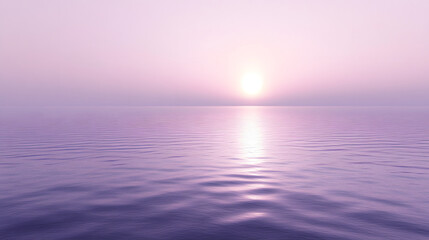 Obraz premium A minimalist art piece featuring a gradient from deep purple to light lavender, representing a meditative, reflective state of mind.