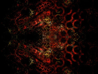 Imaginatory fractal abstract background Image