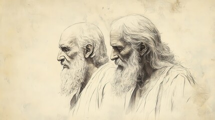 Obraz premium The Paralleled Paths of Wisdom and Folly in Ecclesiastes: Both Men Viewing the World, Yet Differently Perceived