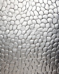 Obraz premium Shiny silver texture flat lay background