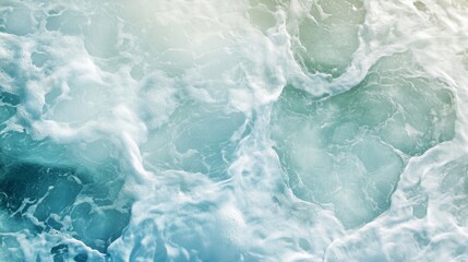 Fototapeta premium Serene Oceanic Patterns: Captivating Blend of Calm Colors and Aquatic Tranquility