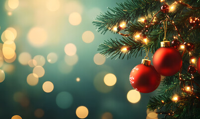 Christmas and New Year-themed graphic background