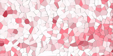 Abstract Low Polygon pink gradient Generative Crystal texture background Geometric colored background for interior solutions or covers. triangle of crystallized.  poly pattern Cement kitchen decor.