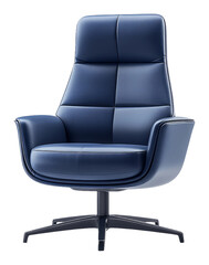 Naklejka premium Elegant Blue Armchair for Modern Interiors