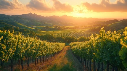 Vineyard Sunset