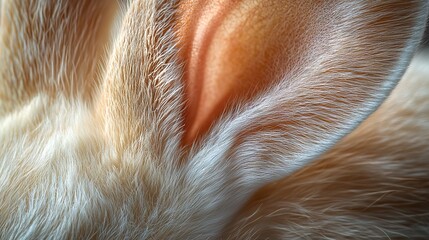 Fototapeta premium Close-up of a cat's fur with a blurred image of its back end