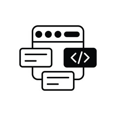 Mockup vector icon stock illustration