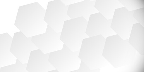 Fototapeta premium Comprehensive Exploration of Hexagon White Geometry Tiles: Unveiling the Intricate Beauty, Design Versatility, and Modern Applications of Vector Graphics in Contemporary Interior Decor, Architecture