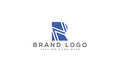 letter RN logo design vector template design for brand.
