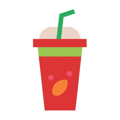 healthy drink item vector design