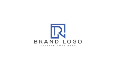 Fototapeta premium letter RN logo design vector template design for brand.