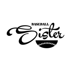 Baseball Sister SVG 