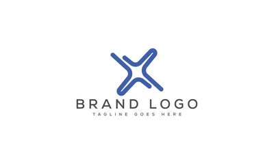 Obraz premium letter X logo design vector template design for brand.