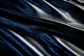 Abstract Background - Dark Blue and White Textured Fabric