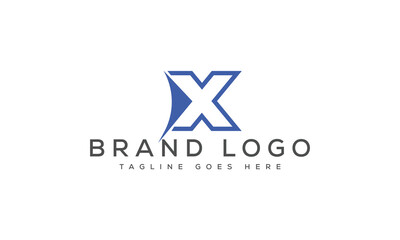 letter X logo design vector template design for brand.