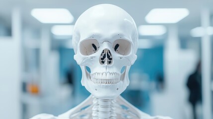 Realistic Human Skeleton Display in Medical Setting