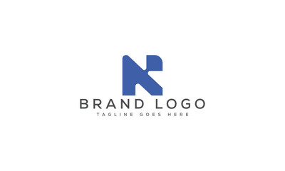 letter RN logo design vector template design for brand.