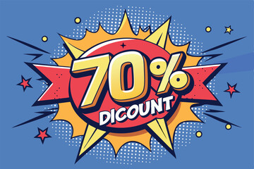 70% boom pop art explosion