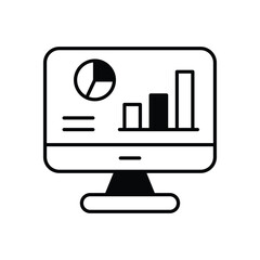 Dashboard vector icon stock illustration