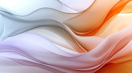 The brown beige soft color gradient watercolor wave abstract background is a design that can be used for cosmetics, backdrops, textiles and banners.