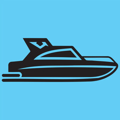 Speed board icon vector art silhouette illustration.