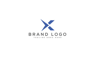 letter X logo design vector template design for brand.