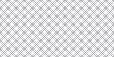 Diagonal grey hand drawn grid seamless pattern on white bg. Grunge lines with shapeless scribbles. Simple vector illustration