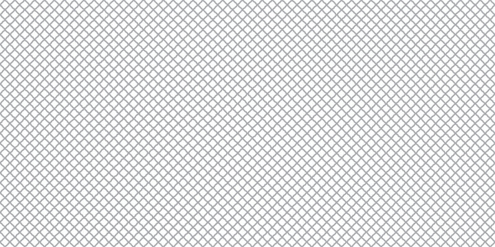 Diagonal grey hand drawn grid seamless pattern on white bg. Grunge lines with shapeless scribbles. Simple vector illustration
