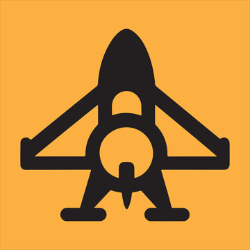 recommend clip art: Plane icon vector art silhouette illustration.