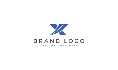 letter X logo design vector template design for brand.