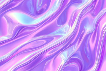 Fototapeta premium A smooth, iridescent purple abstract texture with flowing patterns.
