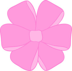 Retro Pink Gift bow festive