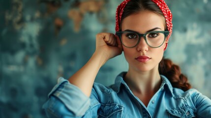 strong women working in heavy and tiring jobs