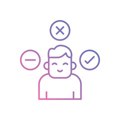 User Experience vector icon stock illustration