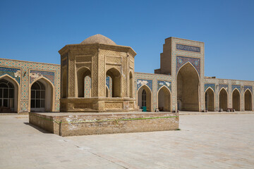 Obraz premium Inner courtyard of the Kalyan Mosque in Bukhara