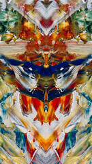 abstract background wallpaper. Modern motif visual art. Mixtures of oil paint. Trendy hand painting canvas. Wall decor and Wall art prints Idea. 3D Texture. Art object	