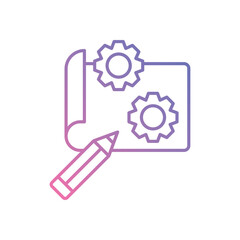 Prototyping Tool vector icon stock illustration