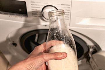 Homemade laundry for washing machine, Marseille grated soap, do it yourself, zero waste, eco...
