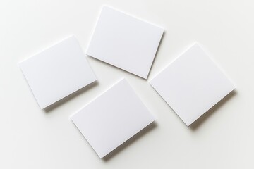 Top view of  paper texture and Elegant Workspace with Blank Notebook for Creative Professionals