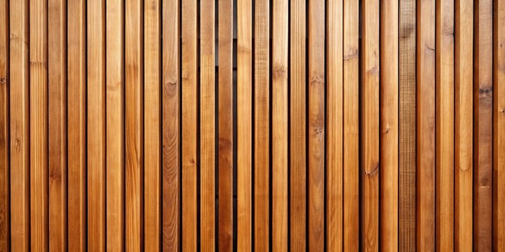 Vertical Wooden Paneling - A Textured Wall of Warm Brown Tones