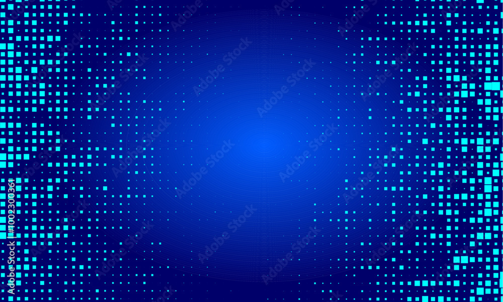 Leinwandbilder the abstract halftone background consists of different dots.