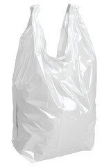 High-Quality PNG of Shiny white plastic bag mockup  Isolated on White Background &ndash; High Resolution