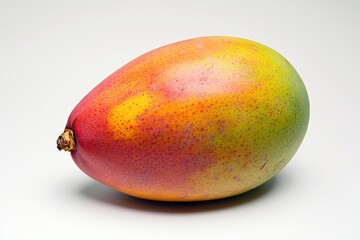 Ripe mango isolated on white background.
