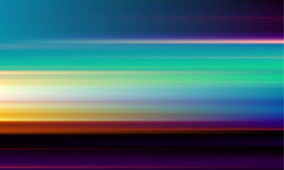 abstract of night lights in the city with motion blur