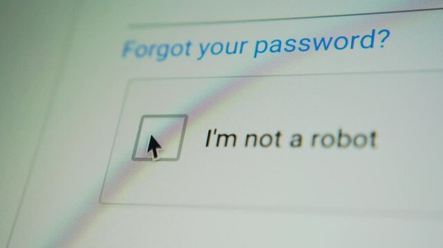 Clicking on a checkbox of "I'm not a robot" Captcha test in login page of a website