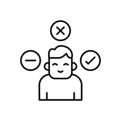 User Experience vector icon stock illustration