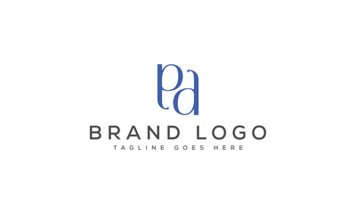 letter PD logo design vector template design for brand.