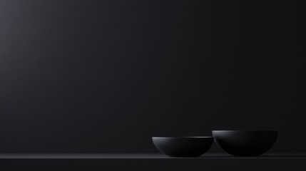  rich tone, creating a sleek and elegant setting for product display