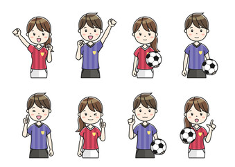 部活動イラスト10　Clip art of Club Activity Illustration
